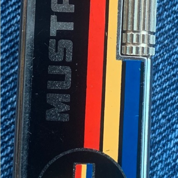 Vintage Butane Lighter w/ Galloping Horse Logo (Ford Mustang Logo) - Picture 3 of 8